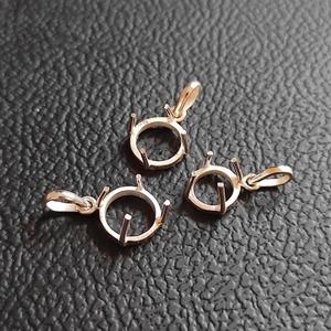 2025 925แท้เงินสเตอร์ลิงกลม6มม. ง่ามจี้เปล่าแบบเรียบการตั้งค่าง่ามเงินแบบ DIY ผู้จัดจำหน่ายเครื่องประดับหินตั้งค่า - Product Image 6