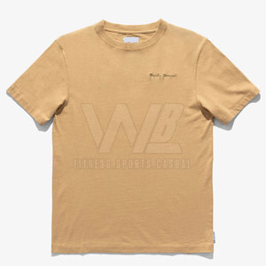Camiseta para hombre, venta al por mayor, algodón personalizado de etiqueta privada para hombre con impresión de logotipo personalizado y bordado, tela suave, sensación agradable - Product Image 1