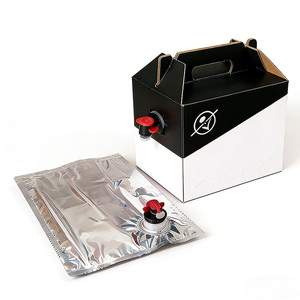 Bolsa Aséptica en Caja (BIB) de Aluminio de Grado Alimenticio de 3L con Aislamiento de Oxígeno y Válvula para Café, Licor y Vino - Product Image 1