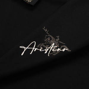 Aristino Men's Solid Black for Shirt Broadcloth Smart Casual 48% <b>Visco</b> 23% Cotton 20% Polyester 9% Spandex APS617AS2S - Product Image 4