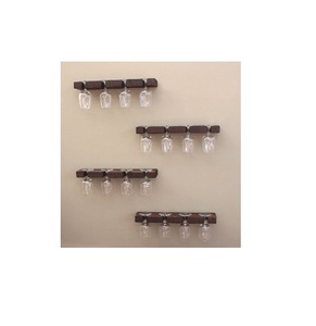 Dernier support mural en bois pour verres à vin, Design personnalisé, présentoir pour verres à vin, rangement en bois - Product Image 4