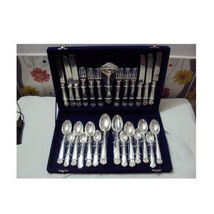 Shiny Mirror <b>Gold</b> Plated Flatware Wedding Event Stainless Steel <b>Cutlery</b> <b>Set</b> 27 Piece <b>Gold</b> Wooden Box <b>Cutlery</b> <b>Set</b> - Product Image 3