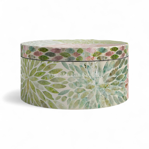 Boîte de rangement en nacre faite à la main en gros, incrustation de coquillages, organisateur de bijoux, usine au Vietnam - Product Image 4