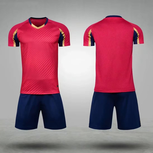 Conjuntos de uniformes de fútbol de alta calidad a bajo precio, uniforme de fútbol de serie con patrón de camiseta de fútbol táctil - Product Image 1
