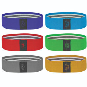 Ensemble de bandes de résistance en polyester, bandes en boucle légères, moyennes et lourdes pour l'entraînement de force, le yoga et le Pilates, portables et confortables - Product Image 4