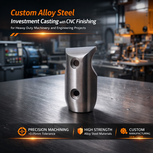 Fundición a la Cera Perdida en Aleación de Acero Personalizada con Acabado CNC para Maquinaria Pesada y Proyectos de Ingeniería - Product Image 2
