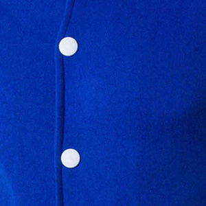 Logo personnalisé couleur unie Letterman veste d'hiver pour hommes coupe-vent vêtements de plein air qualité supérieure style de la rue veste chaude - Product Image 4