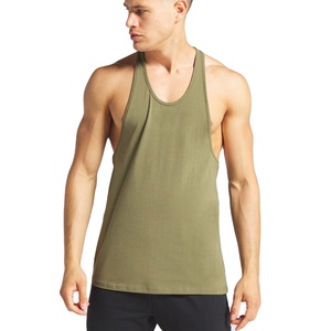 Custom Wholesale Polyester Gym Mens <b>Running</b> <b>Singlet</b> Fitness Sports Workout Tank Top Badge for Bodybuilding Stringer Vest - Product Image 4