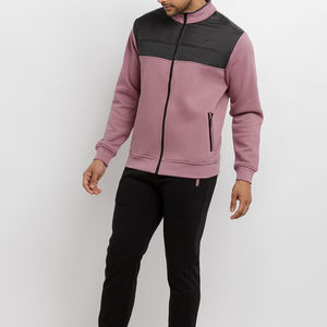 Hot 2025 nouveau à la mode Slim Fit hommes survêtement vêtements d'entraînement confortable fermeture éclair hommes survêtements de haute qualité hommes survêtements - Product Image 4