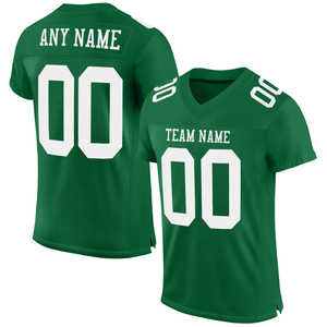 Fabricantes de Camisetas Personalizadas de Fútbol Americano, Camisetas de Equipo Sublimadas de Malla Transpirable, 100% Poliéster, Secado Rápido, Unisex, Adulto - Product Image 3