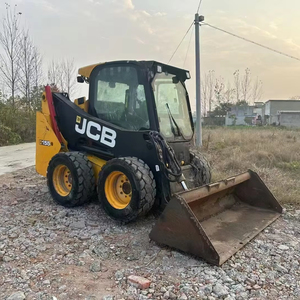 Chargeuse compacte multifonction d'occasion de marque JCB, faible nombre d'heures, chargeuse sur pneus, certifiée CE. - Product Image 4