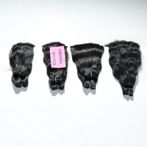 Extensiones de Cabello Natural Indio Remy 100% al por Mayor, Color Negro, Ondulado Profundo, Cutícula Alineada, Procesadas, de Encaje Completo, Fáciles de Aplicar - Product Image 5