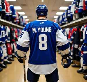 Alta calidad 100% poliéster antibacteriano transpirable Unisex uniforme de hockey sobre hielo personalizable nombre Logo características para adultos - Product Image 4