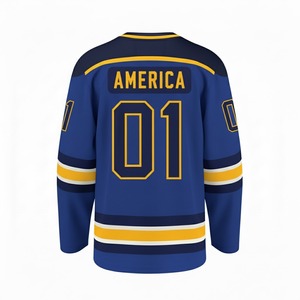 เครื่องแบบฮ็อกกี้น้ำแข็ง OEM เสื้อเจอร์ซีย์ซับลิเมตของคุณดีไซน์ตามสั่ง - Product Image 5