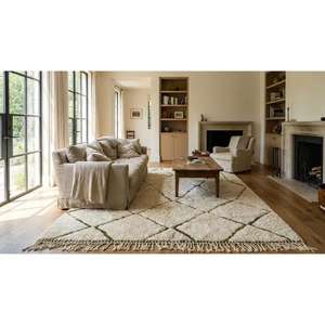 Alfombras marroquíes hechas a mano de lana, auténticas alfombras bereberes, lana natural, artesanía, personalizables en tamaño y colores, alta calidad - Product Image 1