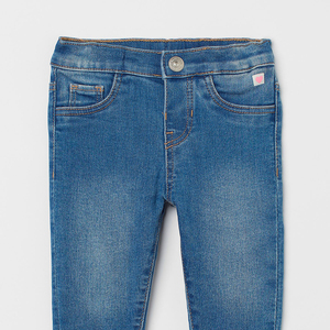 Automne décontracté filles Denim salopette pantalon cloche bas jean pour enfants et bébés confortable enfants bas pour les filles - Product Image 1