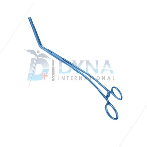 Abrazadera de Aorta DeBakey de alta calidad de acero inoxidable Mordazas atraumáticas DeBakey curvas completas de titanio de 10,5 "(26,5 cm) - Product Image 1