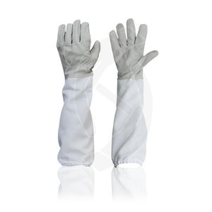 ถุงมือหนังวัวแกะแพะสำหรับเลี้ยงผึ้ง, ถุงมือแขนยาวผ้าแคนวาสสำหรับคนเลี้ยงผึ้งป้องกันการเลี้ยงผึ้ง - Product Image 6