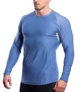T-shirt de compression athlétique pour hommes de haute qualité vêtements de course parfaits couche de base d'entraînement d'entraînement de gymnastique à séchage rapide - Product Image 3