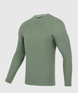 Camiseta de Compresión para Hombre al por Mayor, Rashguard de Spandex/Nailon de 240g, Secado Rápido, Protección UV, para MMA, BJJ, Surf y Entrenamiento en Gimnasio - Product Image 4
