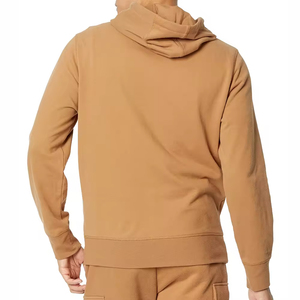 Sudadera con capucha de peso pesado de 500GSM con logotipo personalizado para hombre, estilo cuadrado de algodón 100% con hombros caídos de gran tamaño, para otoño - Product Image 3