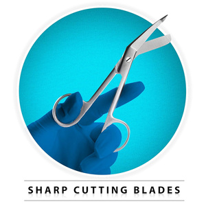 กรรไกรตัดผ้าพันแผล Lister สำหรับพยาบาล คุณภาพพรีเมียม ผลิตจากเหล็กกล้าไร้สนิมเกรดผ่าตัด ใช้งานด้วยมือ ได้รับการรับรองมาตรฐาน CE สำหรับผู้ช่วยแพทย์ มีหลายแบบให้เลือก - Product Image 3