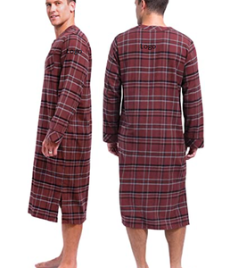 เสื้อเชิ้ตใส่นอนสำหรับผู้ชาย,เสื้อนอนผ้าสักหลาดบุรุษหลากสีปรับแต่งโลโก้ได้เสื้อเชิ้ตผู้ชายพิมพ์ลายกลางคืนจากบังกลาเทศ - Product Image 5