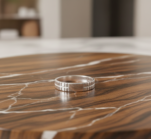 Anillo de Compromiso Clásico de Plata de Ley 925 para Fiesta - Product Image 5