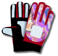 Gants de gardien de but de qualité supérieure avec texture florale unique et sangle de poignet réglable Fourniture d'usine OEM - Product Image 5