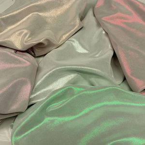 Jessy kim loại óng ánh gesso-hiệu ứng bò da sáng microlaminate chalky kết cấu kết thúc sang trọng Giày Túi thời trang - Product Image 1