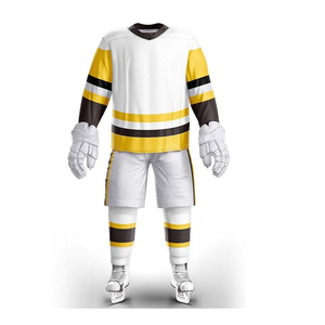 Nuevos adultos usan cómodo uniforme de hockey sobre hielo impresión por sublimación ropa deportiva uniforme de hockey sobre hielo con logotipo de equipo personalizado - Product Image 5