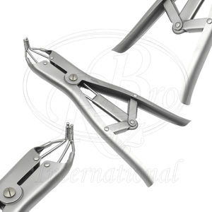 Pinza de Castración Reutilizable de Acero Inoxidable de 10 Pulgadas con Anillo de Goma, Castrador sin Sangre para Uso Veterinario en Animales Grandes - Product Image 1