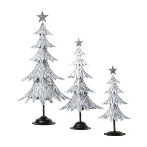 Silver Handmade Metal <b>Christmas</b> <b>Tree</b> Sculpture Ornament For <b>Christmas</b> Gift and Home Decor in Bulk Rate - Product Image 5