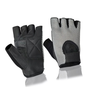 Gants de musculation personnalisés avec logo d'usine, dos en maille respirante, paume en cuir synthétique rembourrée, pour entraînement, fauteuil roulant, haltérophilie - Product Image 6