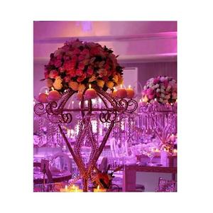 Pièce maîtresse de vase à fleurs en acrylique Pièce maîtresse de taille et de forme personnalisées pour mariage et décoration de la maison - Product Image 4