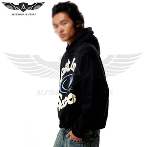 เสื้อฮู้ดพิมพ์ลายพัฟสไตล์ใหม่ระบายอากาศได้ดีเสื้อใส่ด้านนอกสำหรับผู้ใหญ่ออกแบบได้ตามที่ต้องการ - Product Image 2