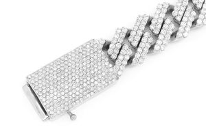 สร้อยข้อมือเพชรโมอิส925สำหรับผู้ชายสร้อยข้อมือเพชรประดับเพชรคุณภาพสูง - Product Image 6