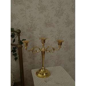 Gold Candle <b>Holder</b> And Candelabra Wedding Decor Luxury Candle Stand For <b>Candlestick</b> Metal Crafts Handmade Candle Stand Wholesale - Product Image 6