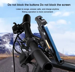 Supporto per telefono da bici supporto per manubrio per <span class=keywords><strong>moto</strong></span> supporto per bici con Clip GPS <span class=keywords><strong>cellulare</strong></span> supporto per Scooter antiurto per iPhone 14,13,12,11 accessori - Product Image 4