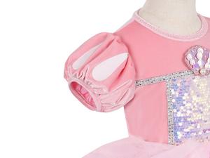 Disfraz Personalizado de Sirena para Niña 2025 Vestido de Princesa Rosa para Fiesta con Accesorios - Product Image 5