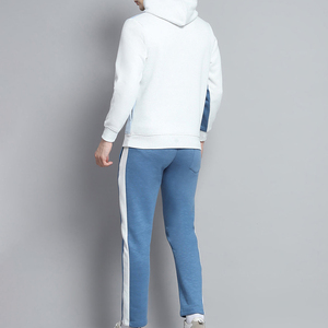 Conjunto de chándales con estampado de diamantes de imitación para hombre Logotipo personalizado Ropa activa Manga larga Tech Fleece Transpirable Venta al por mayor - Product Image 3