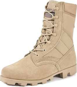 Full Grain Leather Tactical Gear Outdoor Style with Breathable Comfort, Lightweight Support for Hiking Training and Patrol - Product Image 4