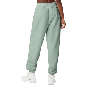Wholesale <b>Women</b> Winter Fleece Sweatpants Soft Warm Joggers High Waist <b>Loose</b> Fit Pants Custom Logo OEM Athletic Casual <b>Trousers</b> - Product Image 2