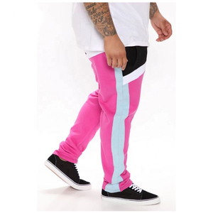 Nuevo último chándal personalizado de moda con logotipo personalizado de alta calidad Spring Zip up Rosa elegante personalizado para hombres - Product Image 5