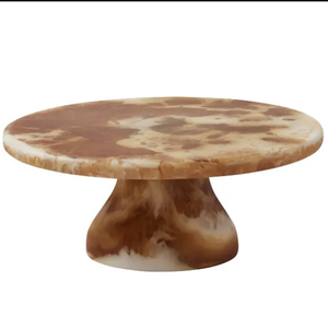 Base Redonda de Resina Personalizada para Pastel con Diseño Náutico y de Amor para Decoración del Hogar y Posavasos Redondo - Product Image 1