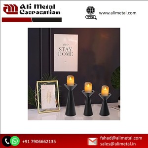 New Home Decoration <b>Candlestick</b> Spinning Tealight Candle Stand <b>Holder</b> Design Fashionable Metal Custom Design Available - Product Image 3