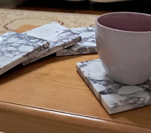 Dessous de verre en marbre naturel 100% de qualité parfaite personnalisable Table élégante décorative avec des formes personnalisées, taille et couleur - Product Image 5