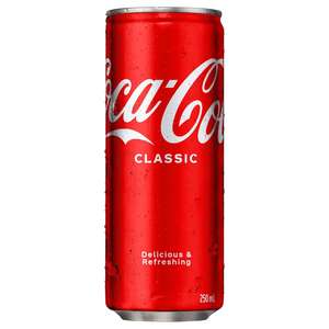 Coca-Cola Classic Boisson Gazeuse 250ml Mini Canettes Pack de 6 Goût Original Rafraîchissant Boisson Gazeuse Vente en Gros Approvisionnement en Vrac - Product Image 2