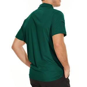 Chemises polo à manches courtes pour hommes, vente chaude, 100% coton, broderie personnalisée en gros, vêtements de golf pour homme, polo t-shirt - Product Image 4