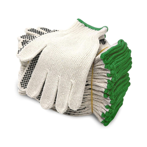 Gant de sécurité de travail enduit de latex de coton froissé naturel résistant de 10G gants de main de latex de travail de sécurité d'agriculture - Product Image 5